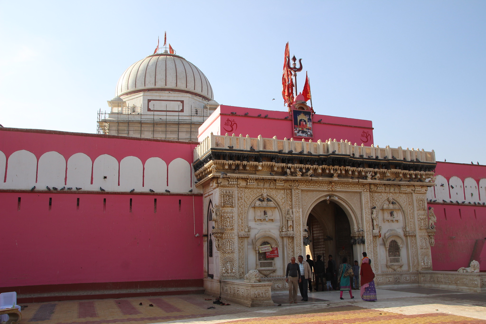 Fachada do templo dos ratos 