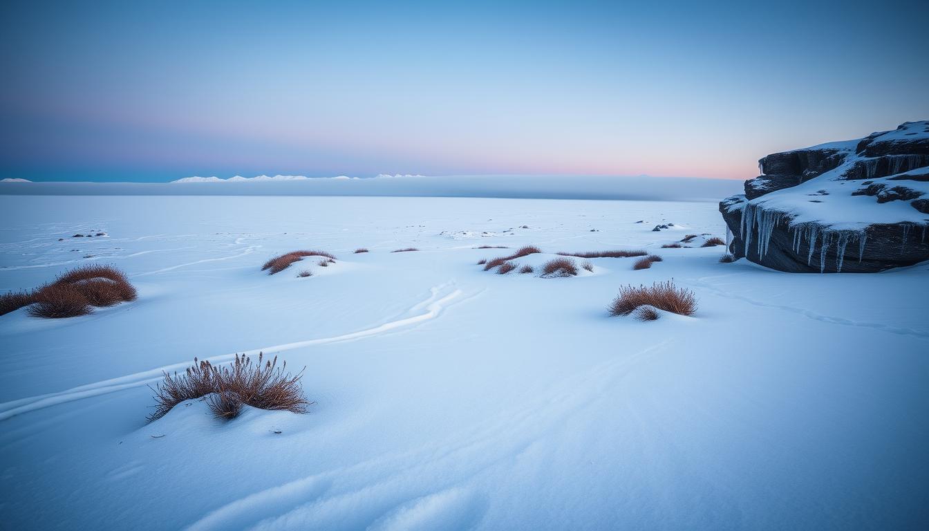 Permafrost na Sibéria